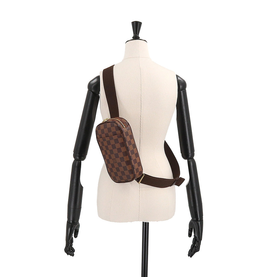 Louis Vuitton Damier Pochette Ganges Body Bag Ebene