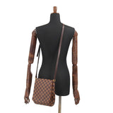 Louis Vuitton Damier Musette Salsa Long Shoulder Bag Ebene Gold Hardware