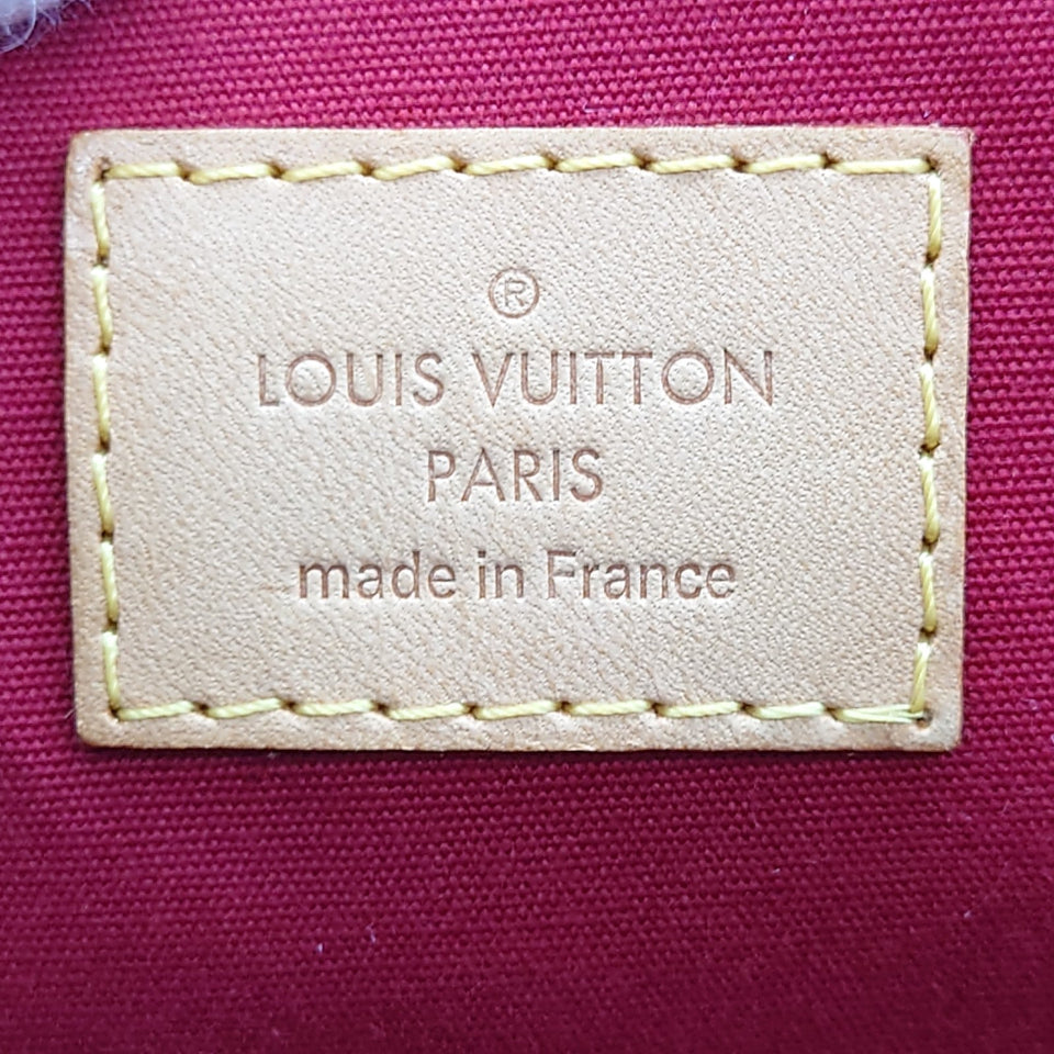 Louis Vuitton Sherwood GM Shoulder Bag Handbag Vernis Monogram Red