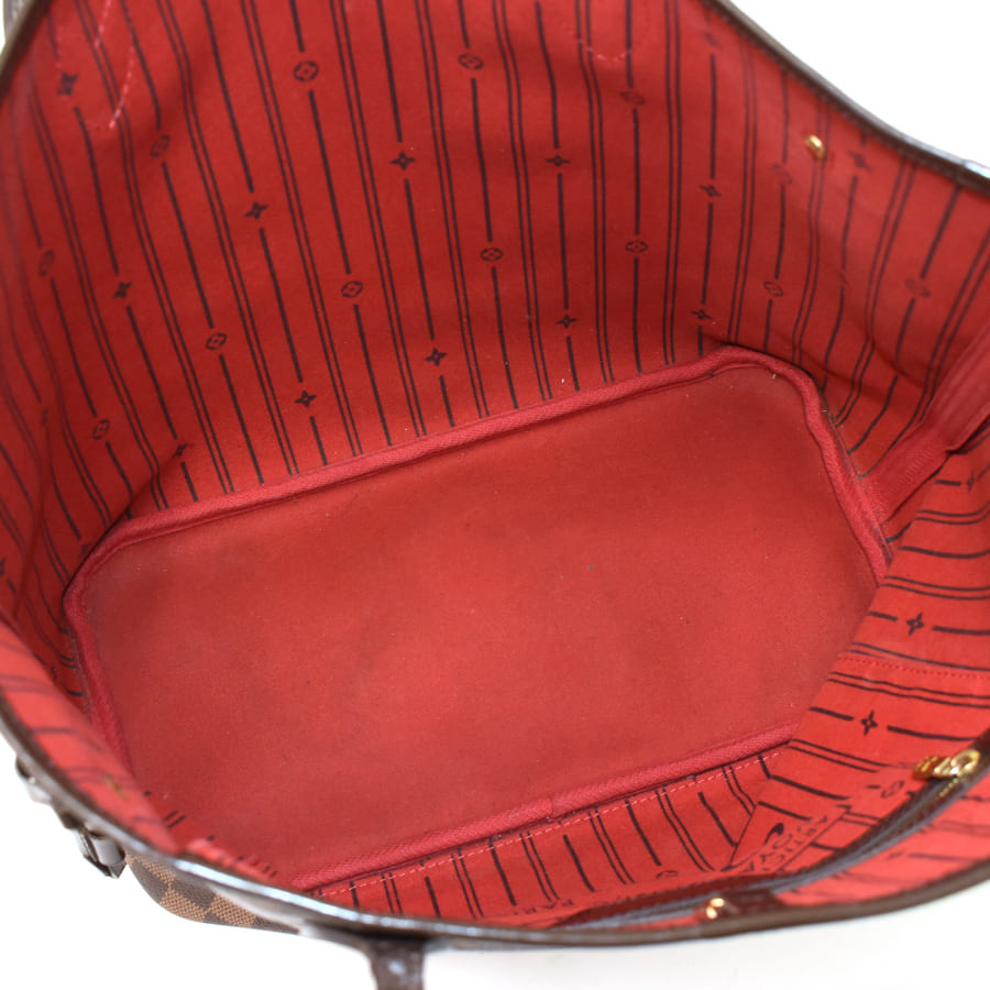 Louis Vuitton Tote Bag Neverfull MM Damier Ebene Brown