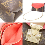 Louis Vuitton Monogram Pallas  Shoulder Bag Crossbody Clutch Monogram