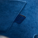 Louis Vuitton Epi Alma MM Handbag Toledo Blue