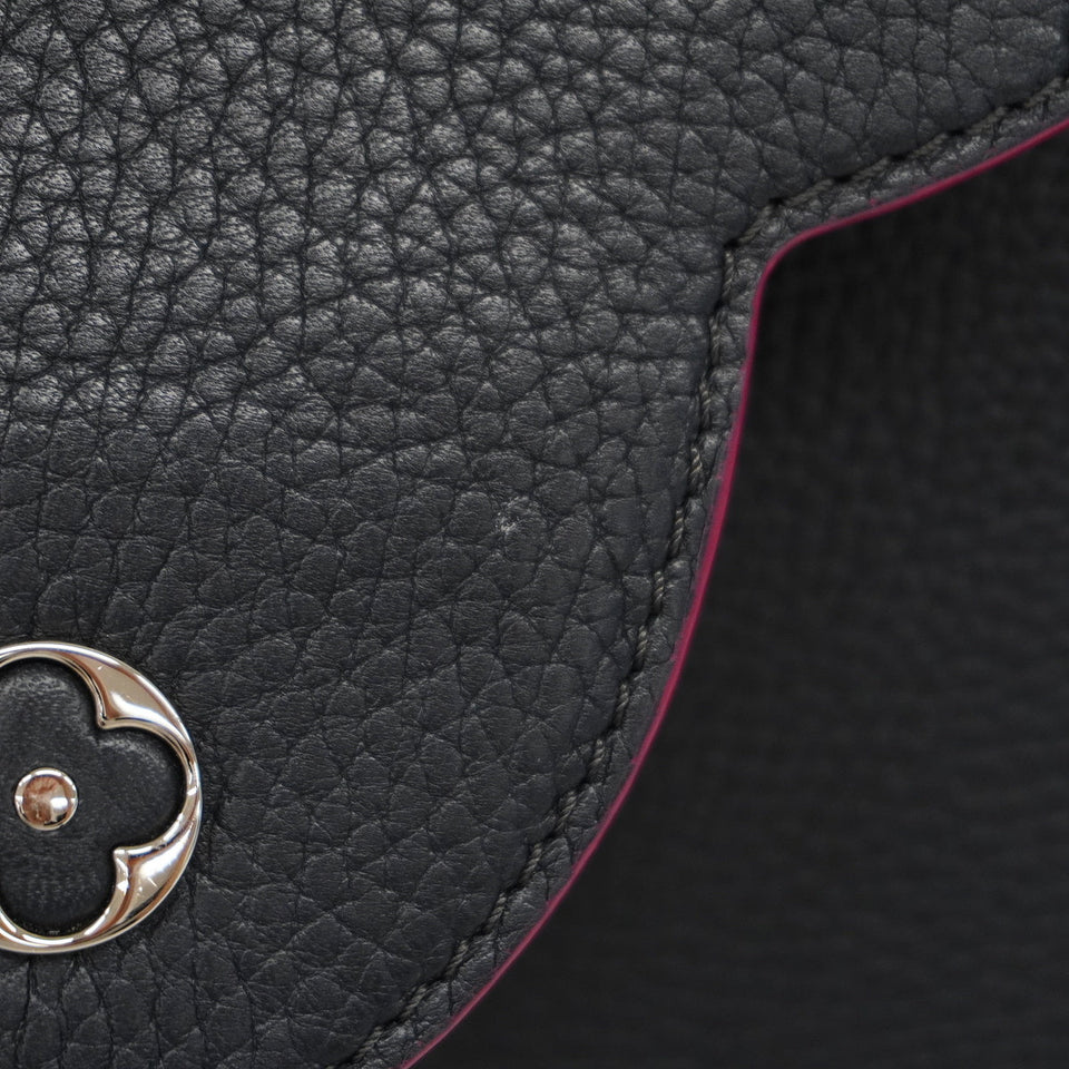 Louis Vuitton Taurillon Capucines PM Cobalt Fuchsia Marine Rouge Shoulder Bag