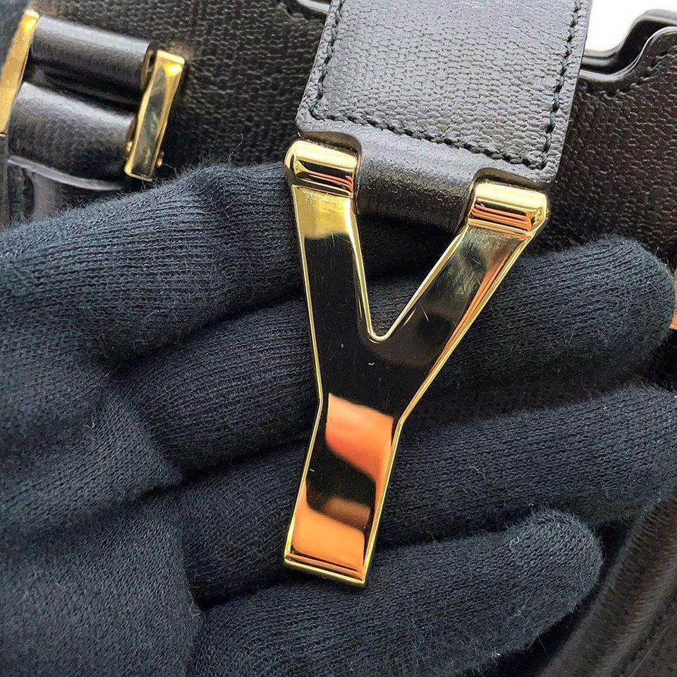 Saint Laurent- Paris Handbag Y Line Cabas Saint Laurent 2way Shoulder Bag Black