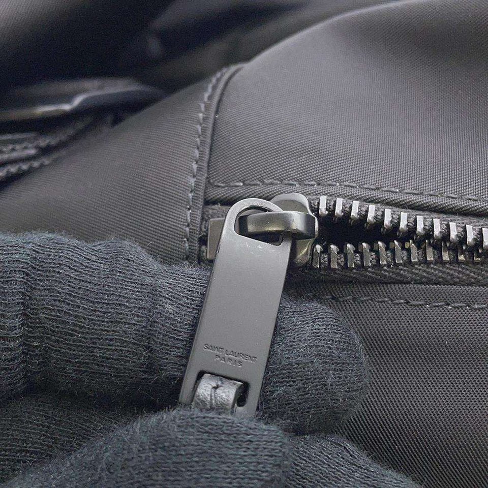 Saint Laurent- Paris Rucksack Nylon Backpack Black