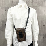 Louis Vuitton Shoulder Bag Monogram Macassar Wearable Wallet