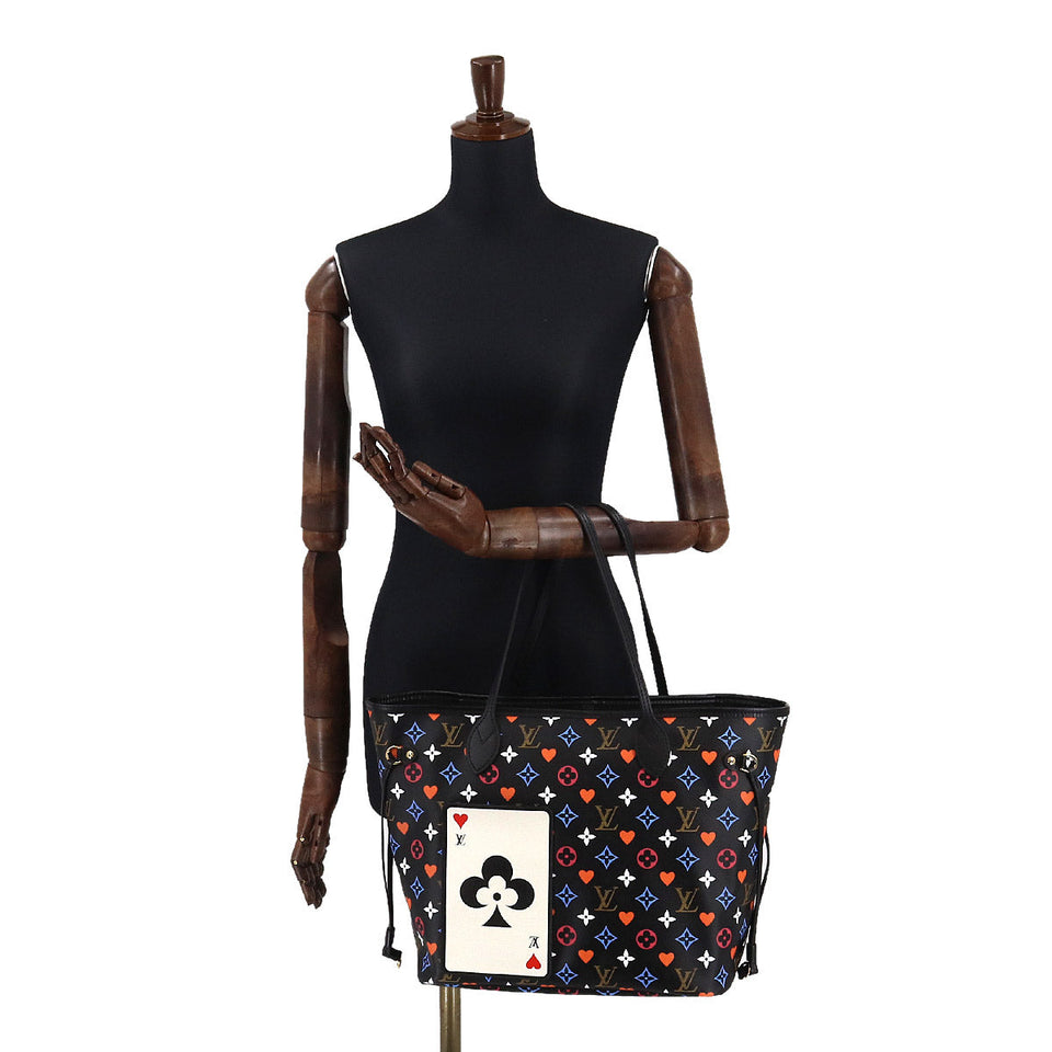 Louis Vuitton Game On Monogram Neverfull MM Tote Bag Noir