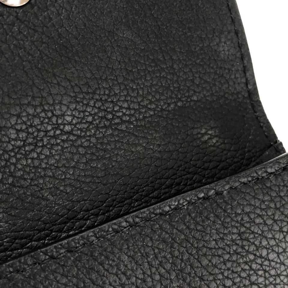 Louis Vuitton Portefeuille Lock Mini 3-fold Wallet Noir Calf Leather