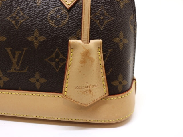 Louis Vuitton Alma BB Handbag Shoulder Bag Monogram