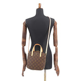 Louis Vuitton Monogram Spontini 2way Hand Shoulder Bag Brown