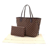 Louis Vuitton Damier Neverfull MM Tote Bag Ebene Rose Ballerine