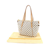 Louis Vuitton Damier Azur Totally PM Tote Bag Gold Hardware