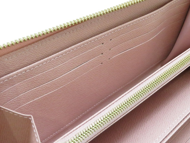 Louis Vuitton Wallet Zippy Wallet Damier Azur Rose Ballerine