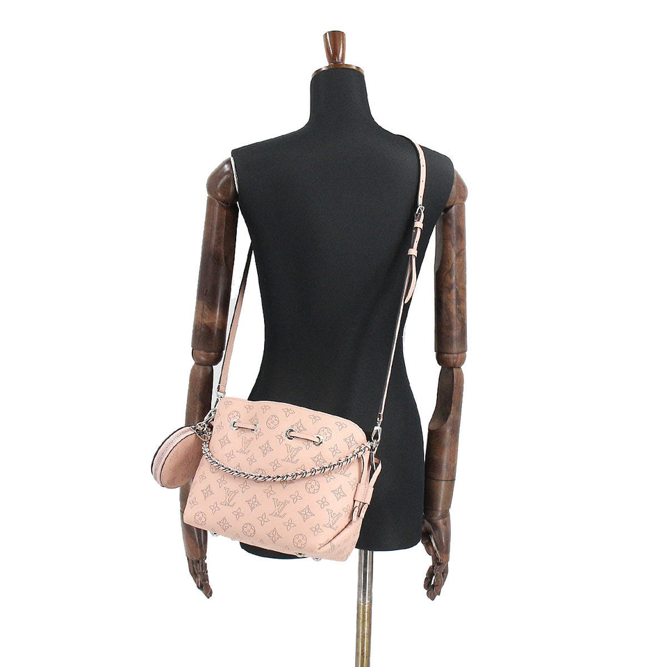 Louis Vuitton Mahina Bella Shoulder Bag Leather Magnolia Pink