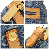 Louis Vuitton Baggy PM Monogram Denim Shoulder Bag Blue