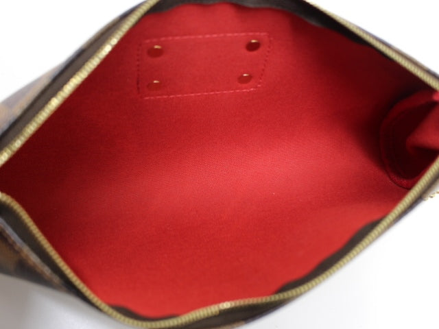 Louis Vuitton Eva Damier 2way Shoulder Bag Chain Pouch Monogram