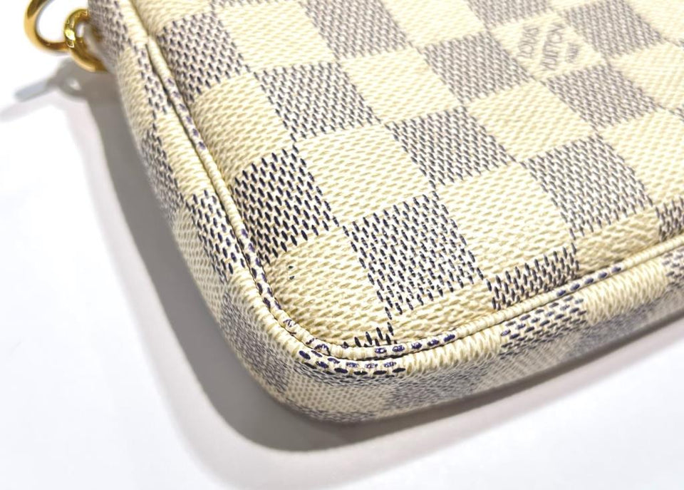 Louis Vuitton Mini Pochette Accessoir Damier Azur