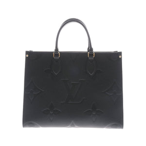 Louis Vuitton Monogram Emplant On The Go MM Noir Tote Bag