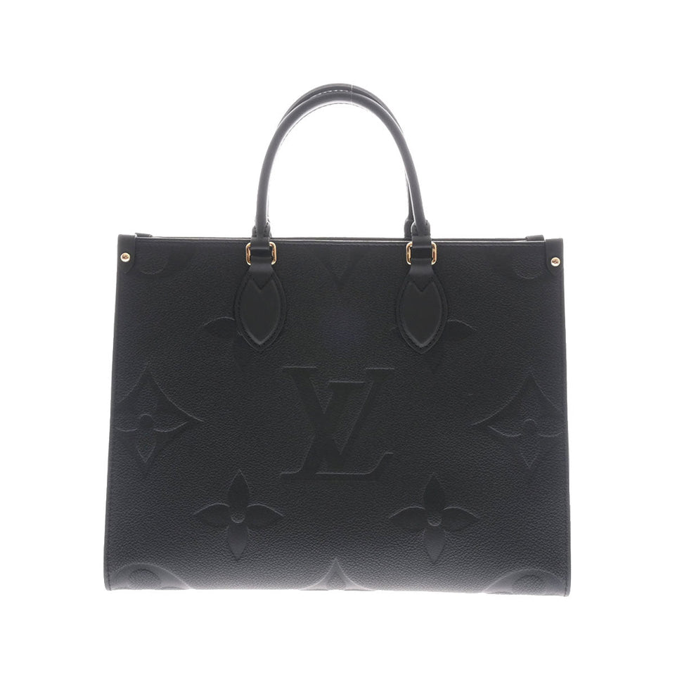 Louis Vuitton Monogram Emplant On The Go MM Noir Tote Bag