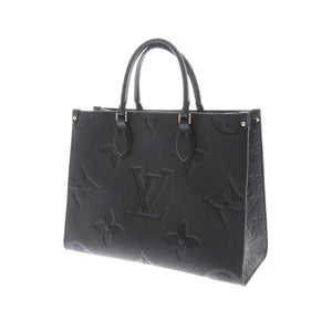 Louis Vuitton Monogram Emplant On The Go MM Noir Tote Bag