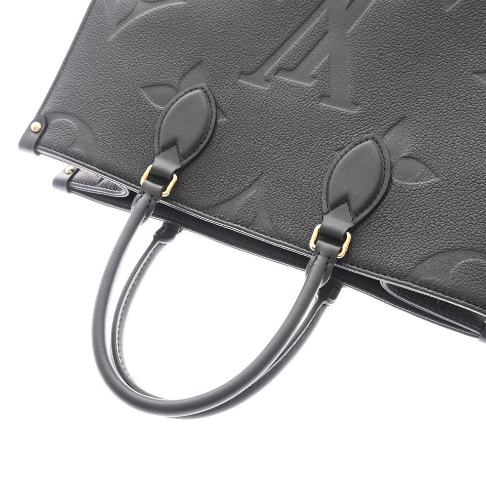 Louis Vuitton Monogram Emplant On The Go MM Noir Tote Bag