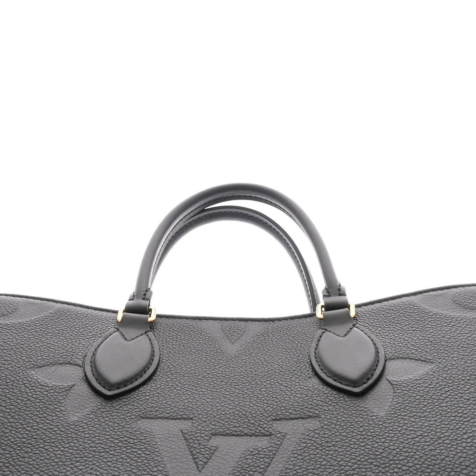 Louis Vuitton Monogram Emplant On The Go MM Noir Tote Bag