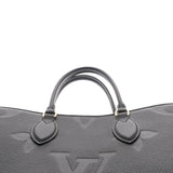 Louis Vuitton Monogram Emplant On The Go MM Noir Tote Bag