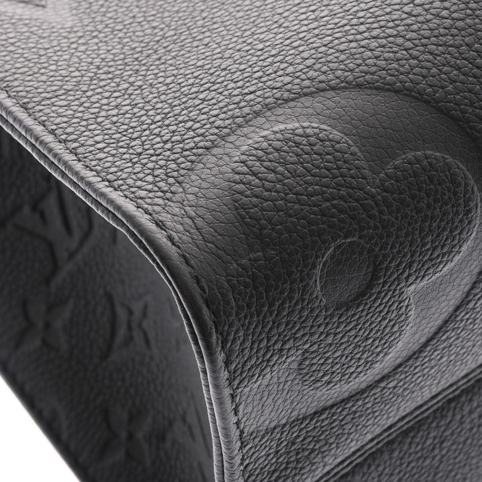 Louis Vuitton Monogram Emplant On The Go MM Noir Tote Bag