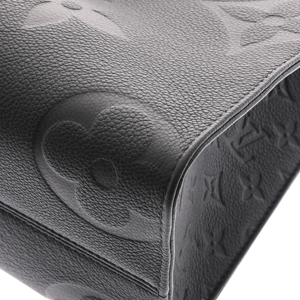Louis Vuitton Monogram Emplant On The Go MM Noir Tote Bag