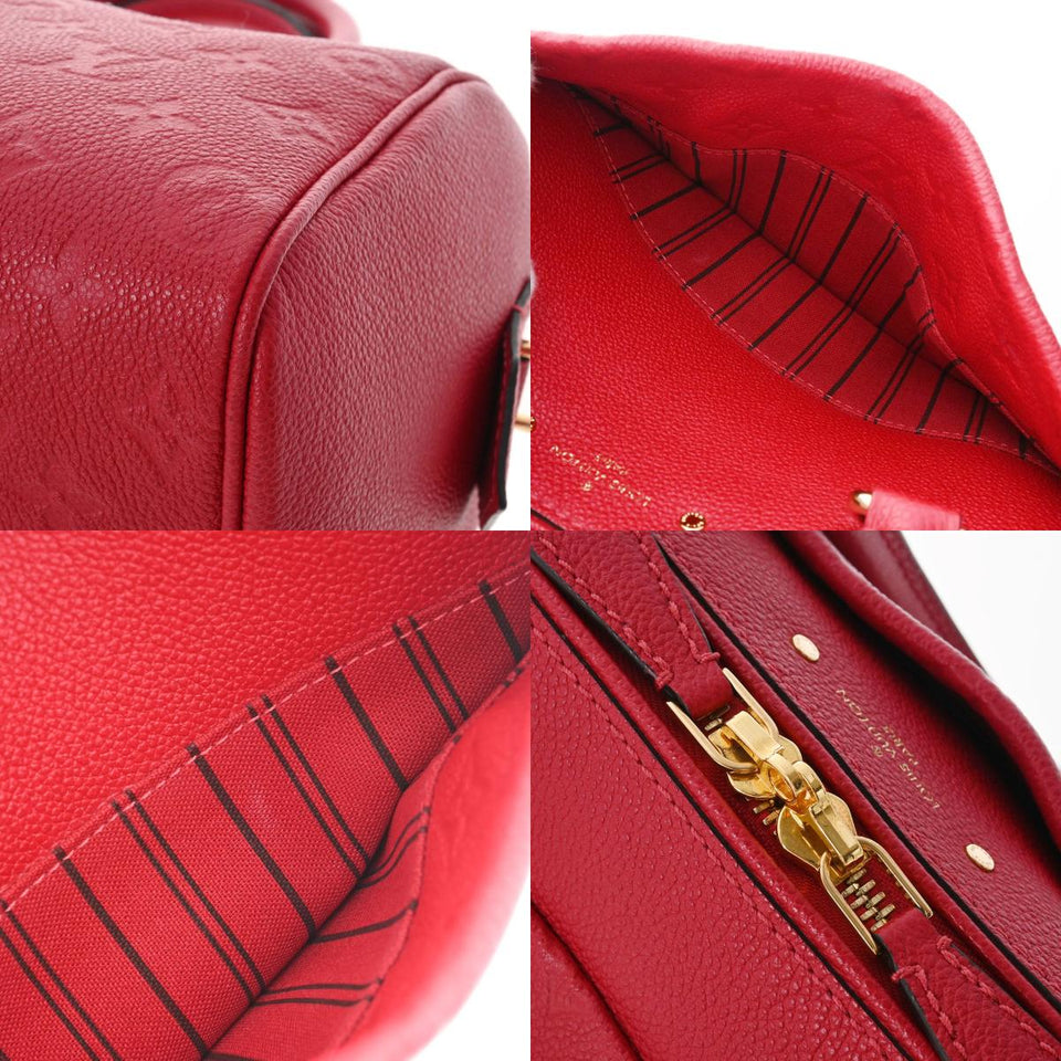 Louis Vuitton Monogram Emplant Speedy Bandouliere 25 2Way Handbag