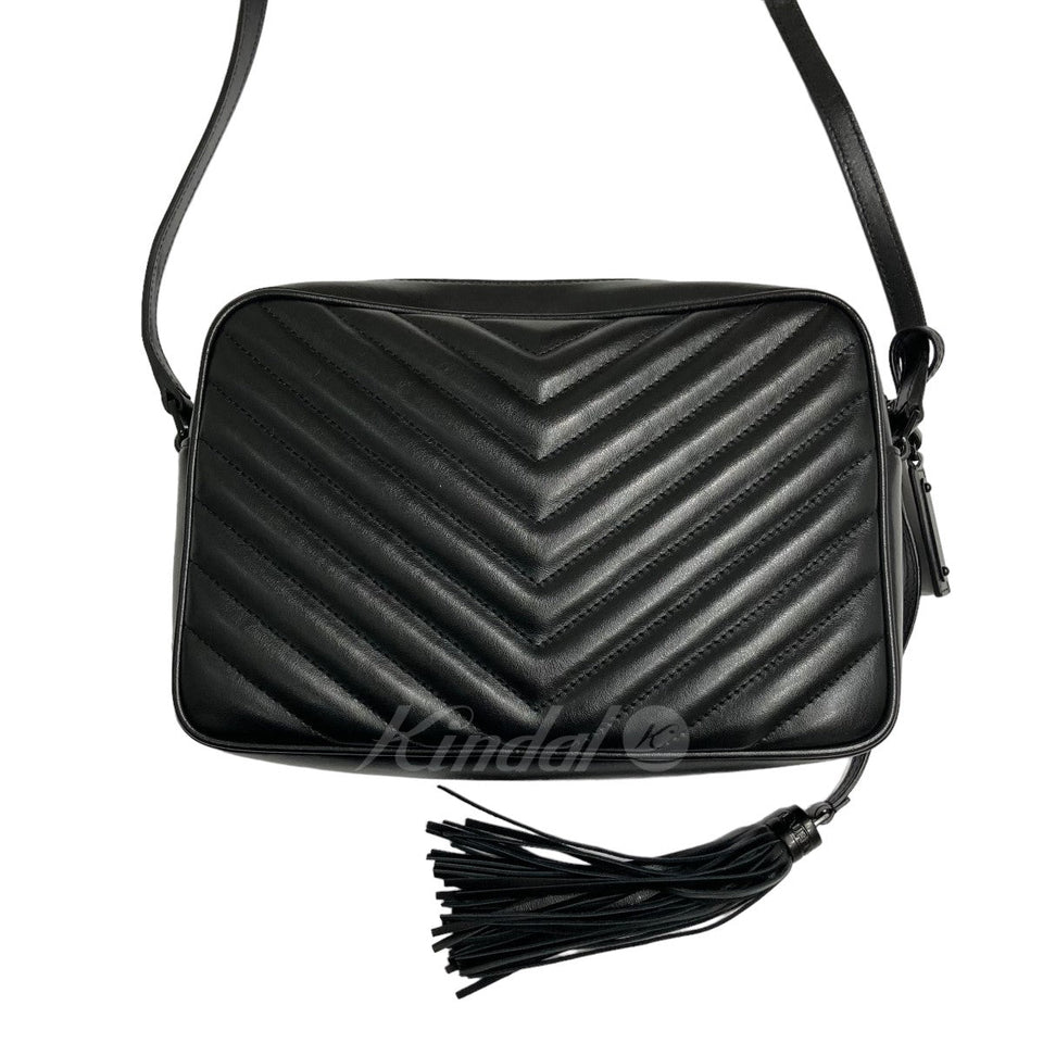 Saint Laurent- Paris Lou Camera Shoulder Bag Black