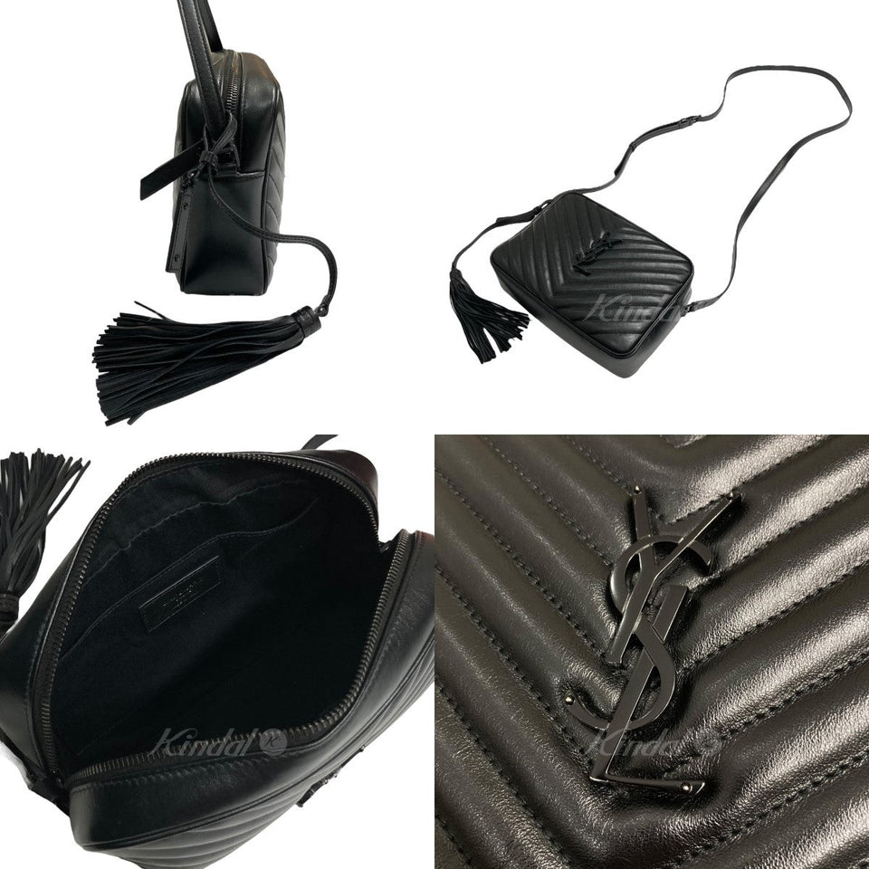 Saint Laurent- Paris Lou Camera Shoulder Bag Black