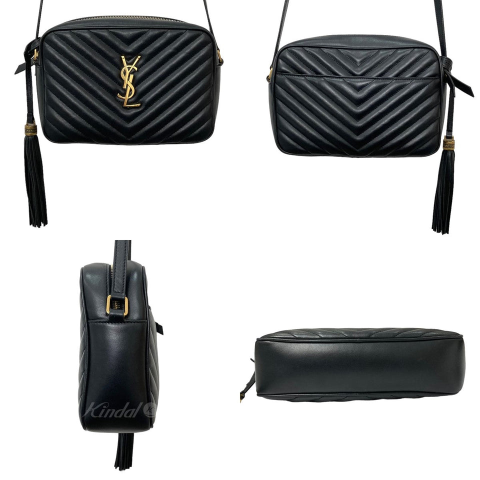 Saint Laurent- Paris Lou Camera Shoulder Bag Black