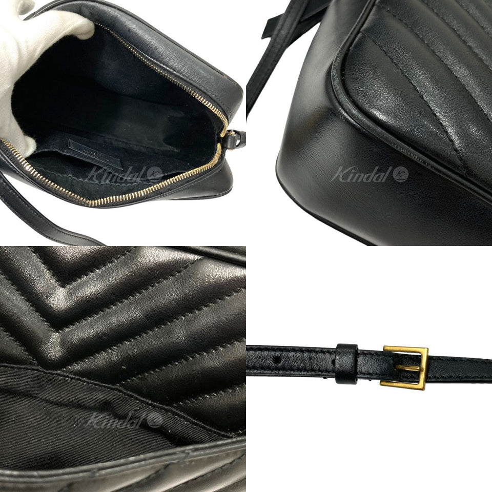 Saint Laurent- Paris Lou Camera Shoulder Bag Black