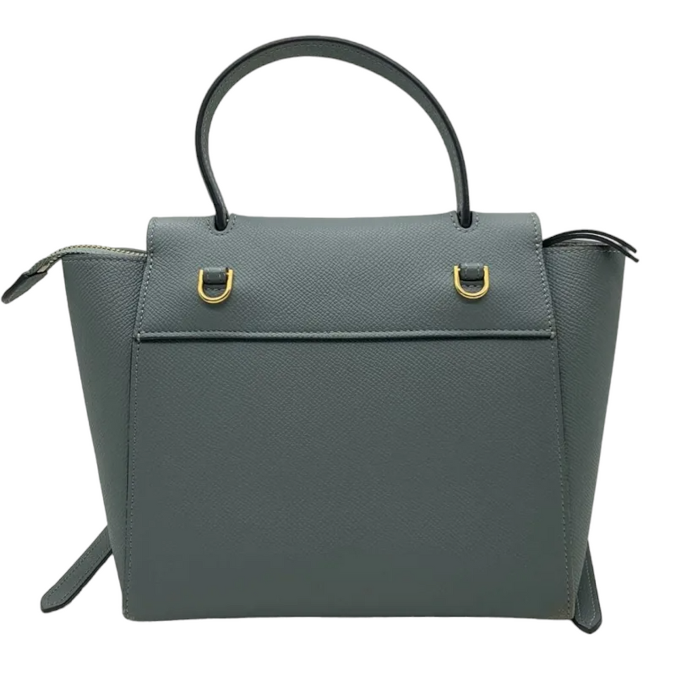 Grained Calfskin Nano Belt Bag Storm GHW