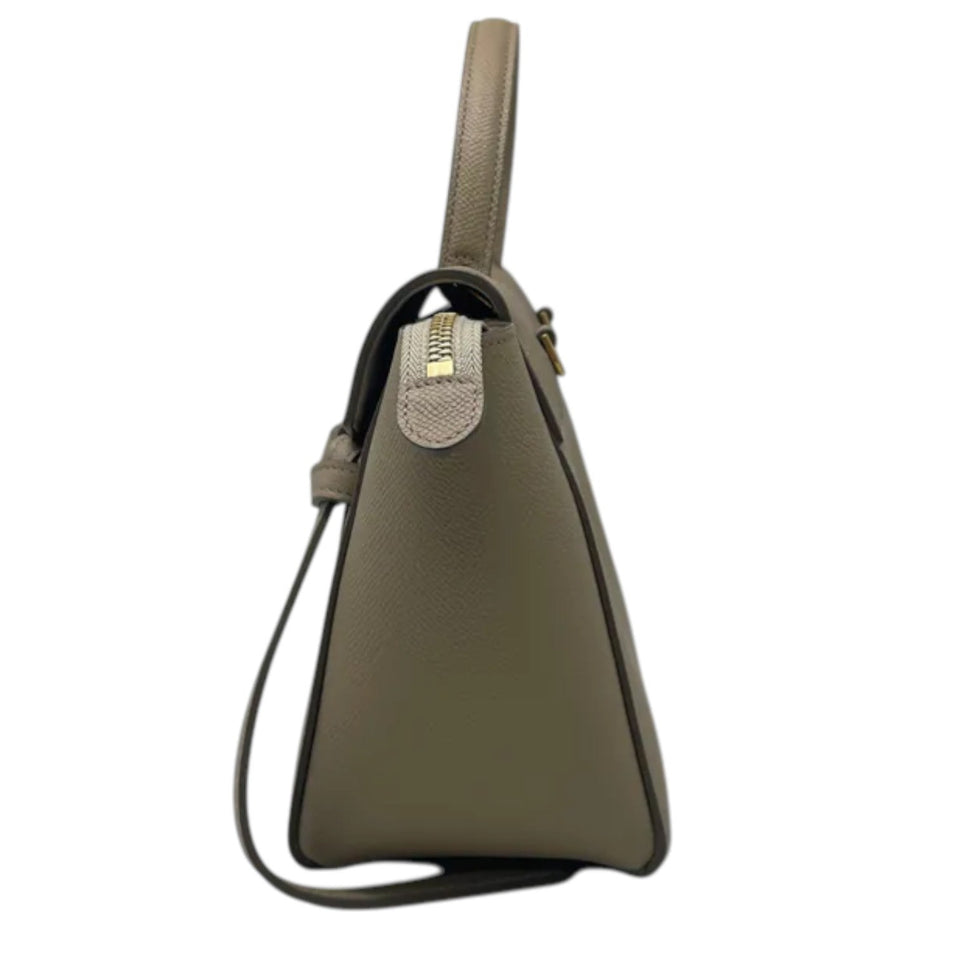 Nano Belt Grained Calfskin Beige GHW