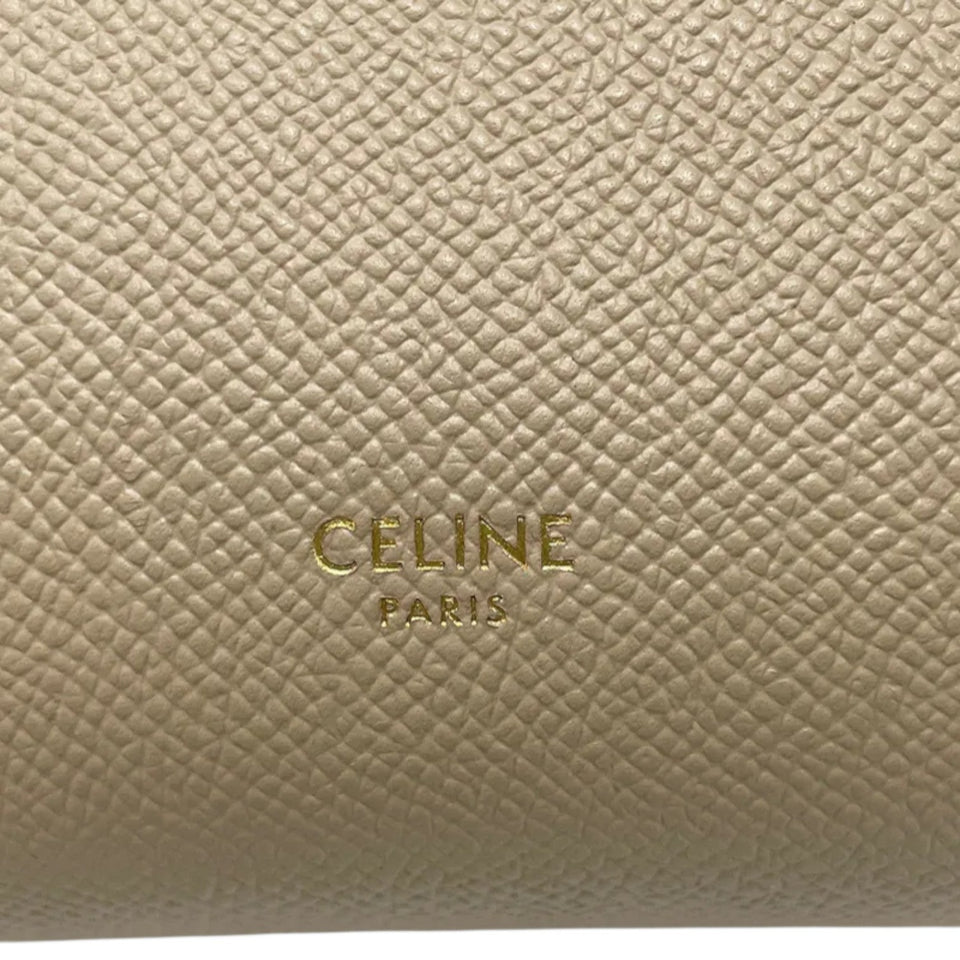 Nano Belt Grained Calfskin Beige GHW