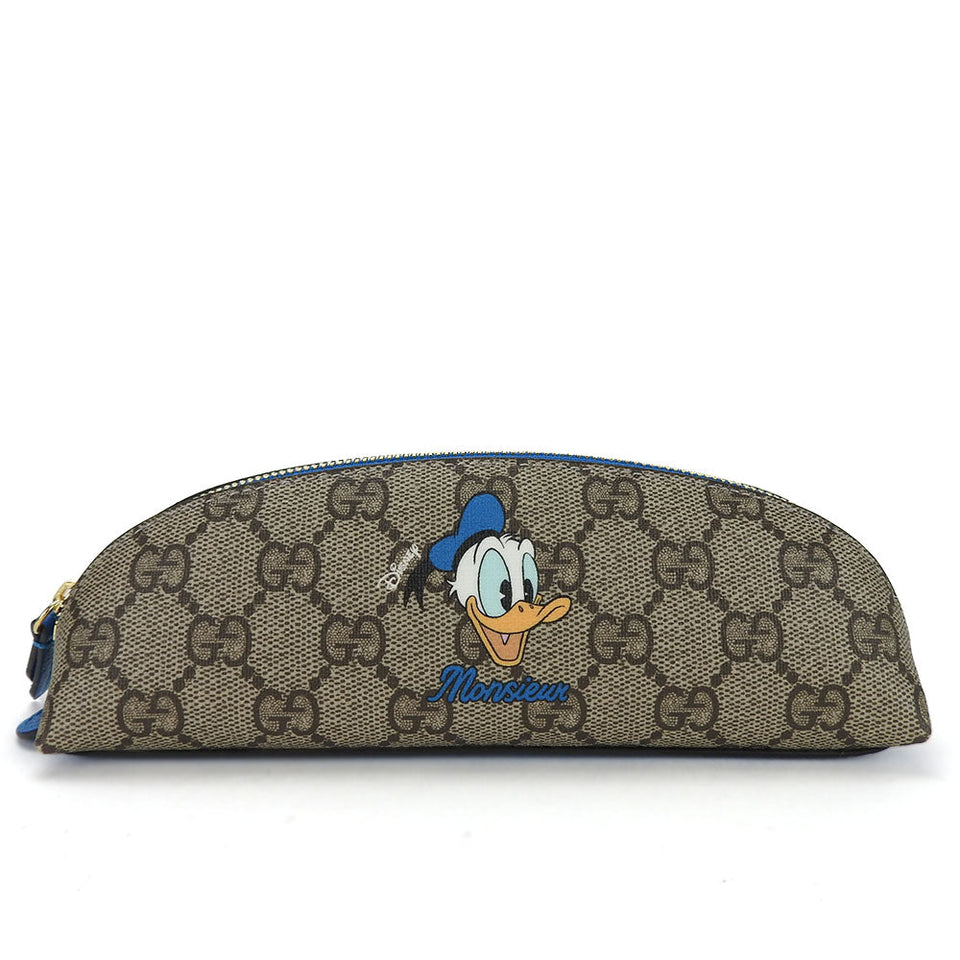 Gucci pencil case 662129 PVC beige GG Supreme unisex(Unisex)