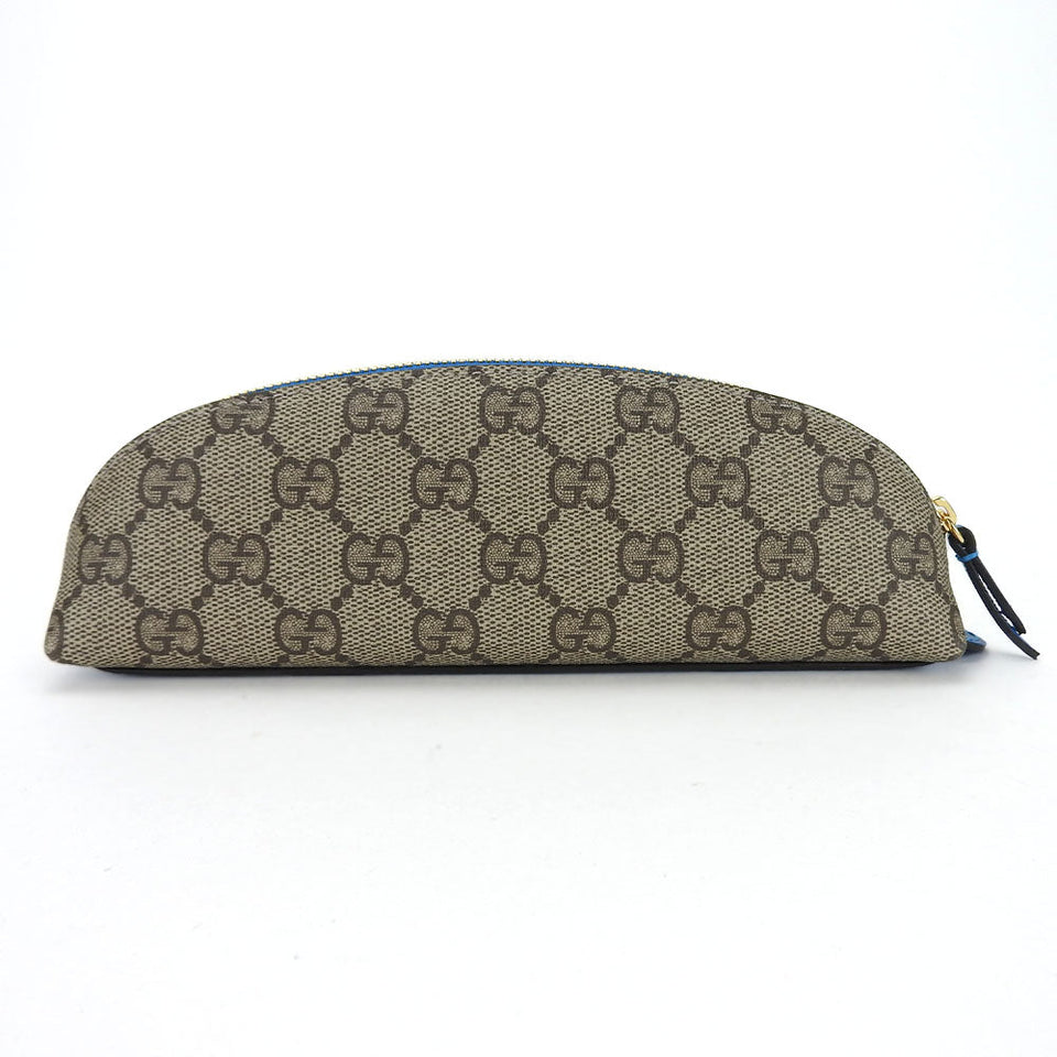 Gucci pencil case 662129 PVC beige GG Supreme unisex(Unisex)