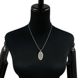 Gucci Necklace Silver925 Silver Oval tag Necklace