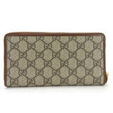 Gucci Long Wallet Purse 673003 GG Supreme Canvas beige Interlocking G