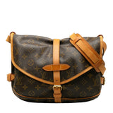 Louis Vuitton Monogram Shoulder Bag PVC/Leather Brown