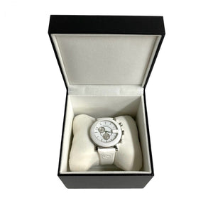 Gucci Watches Quartz 101M YA101346 Stainless Steel, Ceramic white quartz G Chrono white dial mens