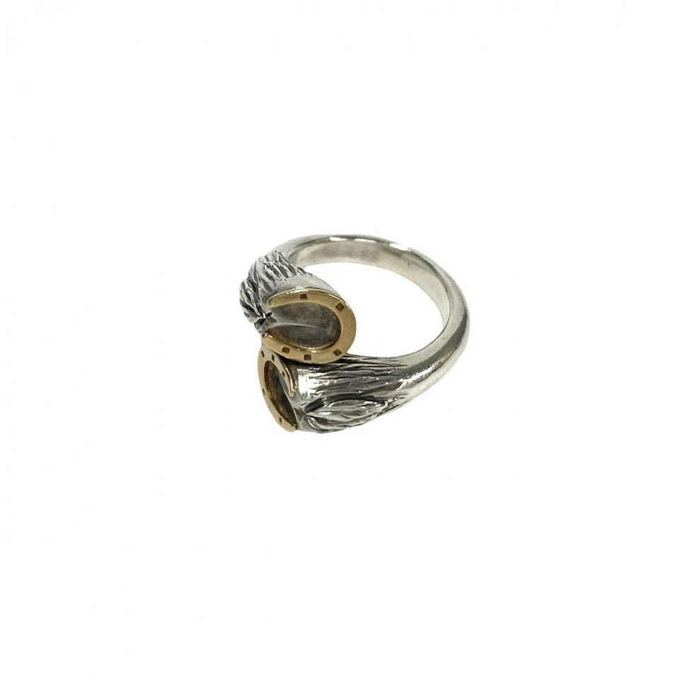 Gucci Ring Silver925, K18 Gold Silver Horseshoe ring Women
