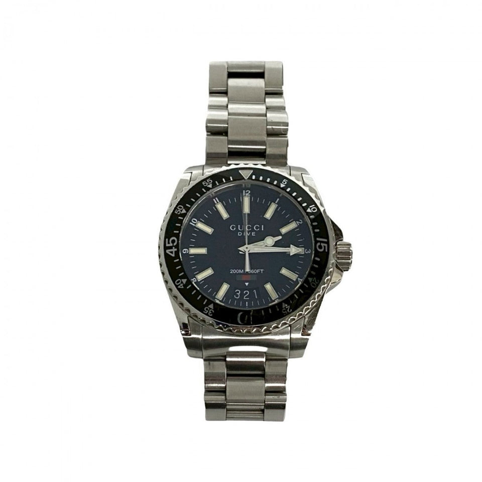 Gucci Watches Stainless steel Silver Dive mens