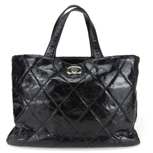 Chanel Portobello Leather Tweed 2way Tote Bag