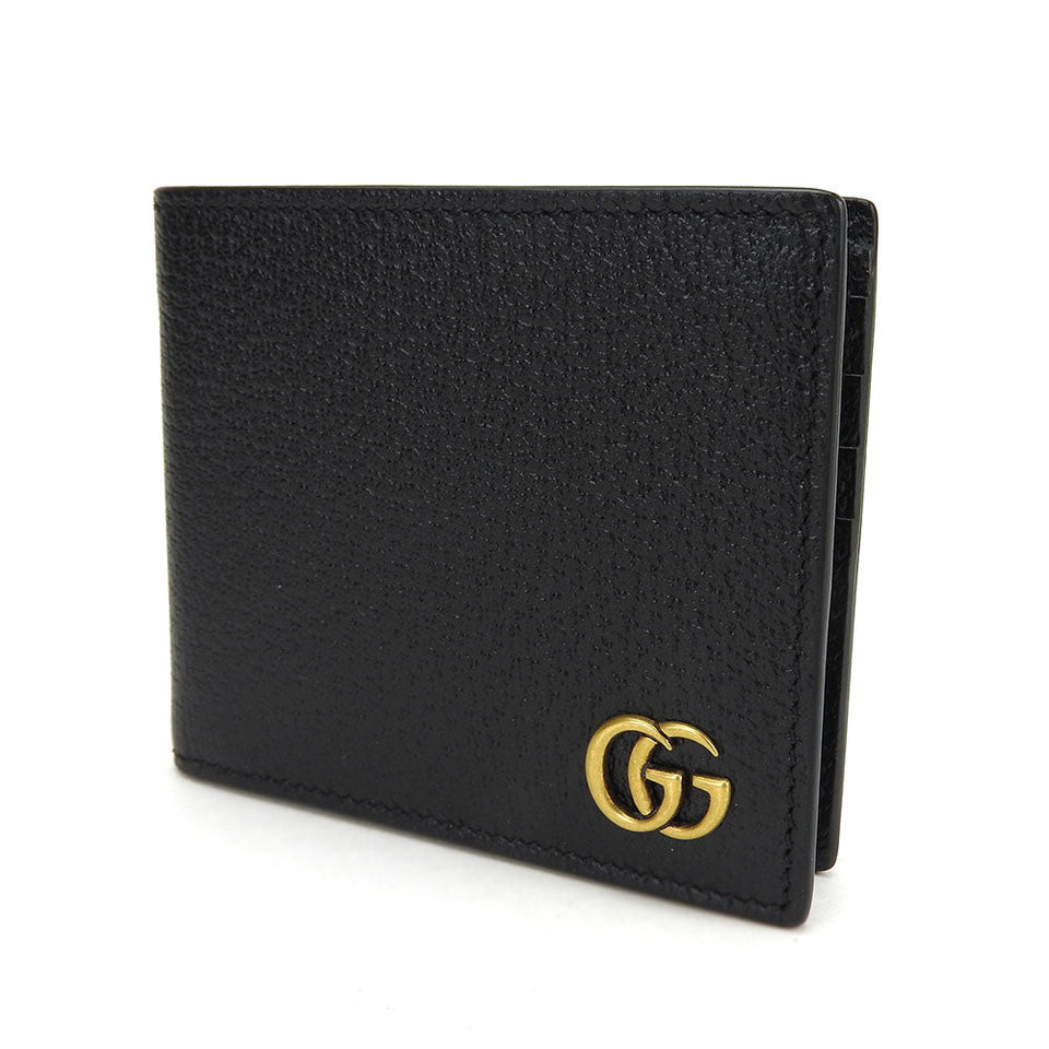 Gucci Bill Compartment 428726 leather black unisex(Unisex)