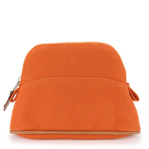 Hermes Pouch cotton ORANGE FEU Bolide Mini Mini Women