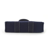 Hermes Handbag canvas Navy Deauville Tote PM unisex(Unisex)