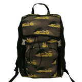 Prada Official Name Leather Nylon Backpack